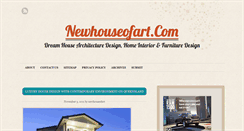 Desktop Screenshot of newhouseofart.com